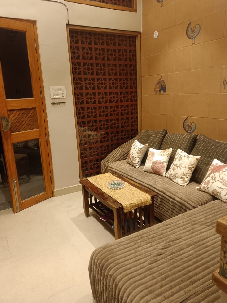 Restful bedroom corner